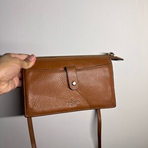 Kate Spade Tan Leather Crossbody Bag